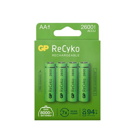 GP ReCyko AA 2600mAh 4-pack