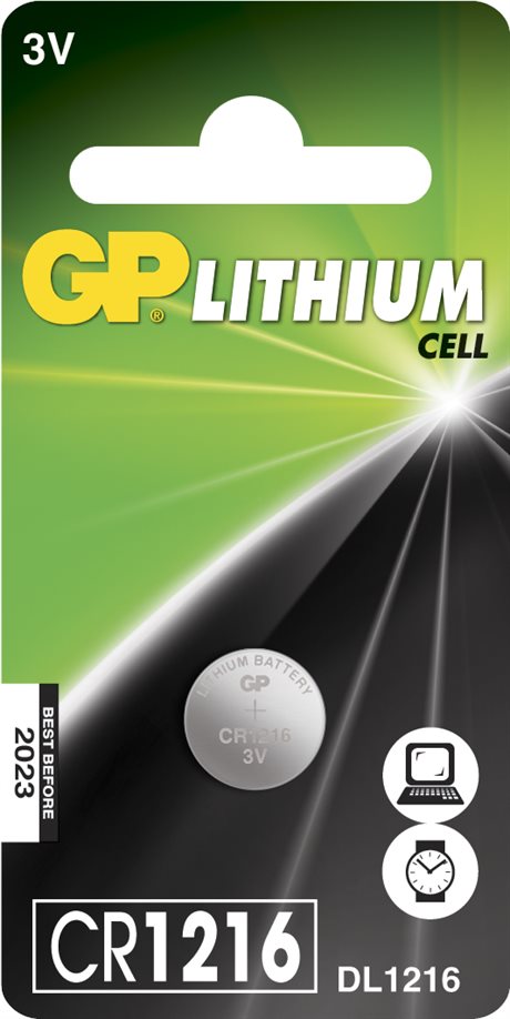 GP CR1216 Batteri