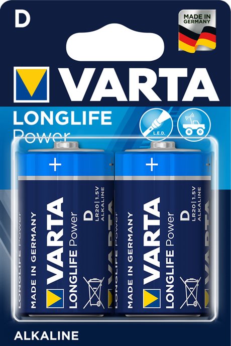 Varta D/LR20 1,5V Alkaliskt