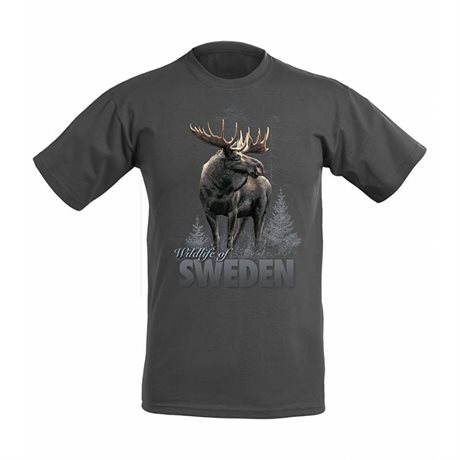T-Shirt Älg "Wildlife of Sweden"