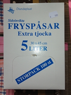 Ölandsplast Extra kraftiga fryspåsar 5 liter