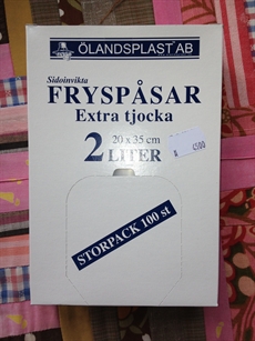 Ölandsplast Extra kraftiga fryspåsar 2 liter