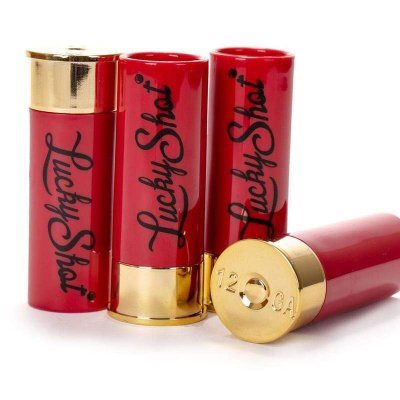 Lucky Shot Shot-/snapsglas Hagelpatron 4-pack