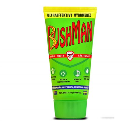 Bushman Dry Gel 75ml 12st (en kartong)
