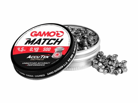 Gamo Match 4,5mm Accutek Ø4,50 0,49G 500ST
