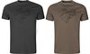 Härkila Graphic t-shirt 2-pack Brown granite/Phantom