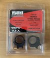 Warne 1 inch, Rimfire Med Matte Rings 721M Wa Rimfire Matte Rings
