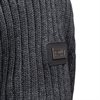 P4H Stickad Tröja Windstopper Herr Grå